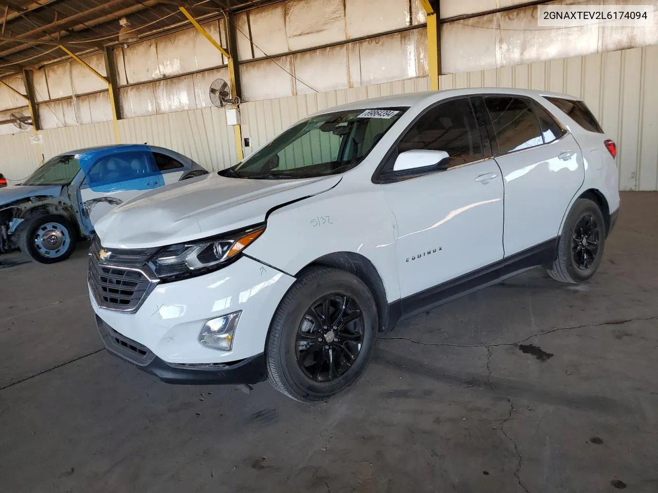 2020 Chevrolet Equinox Lt VIN: 2GNAXTEV2L6174094 Lot: 69864394