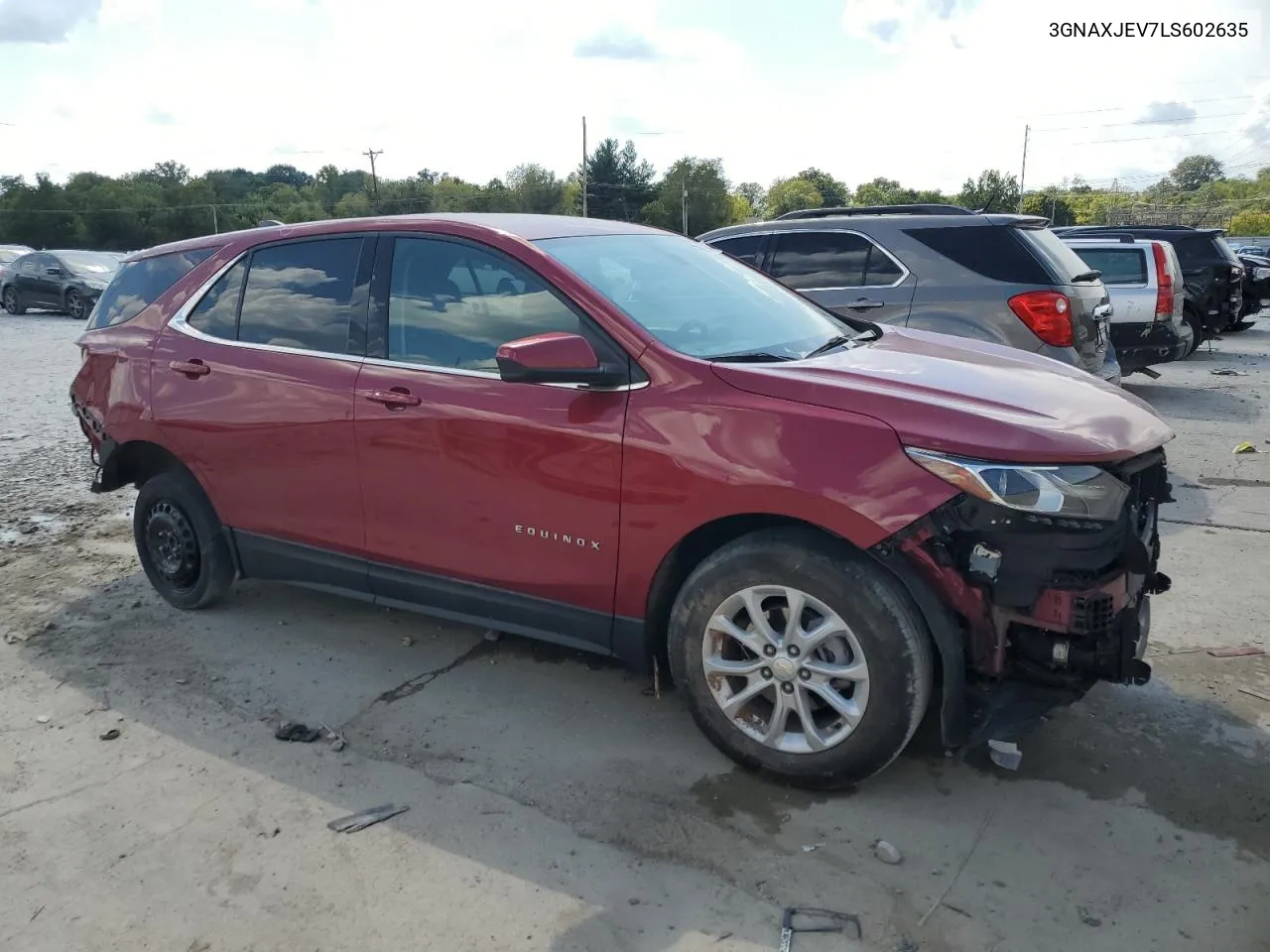 2020 Chevrolet Equinox Lt VIN: 3GNAXJEV7LS602635 Lot: 69893914