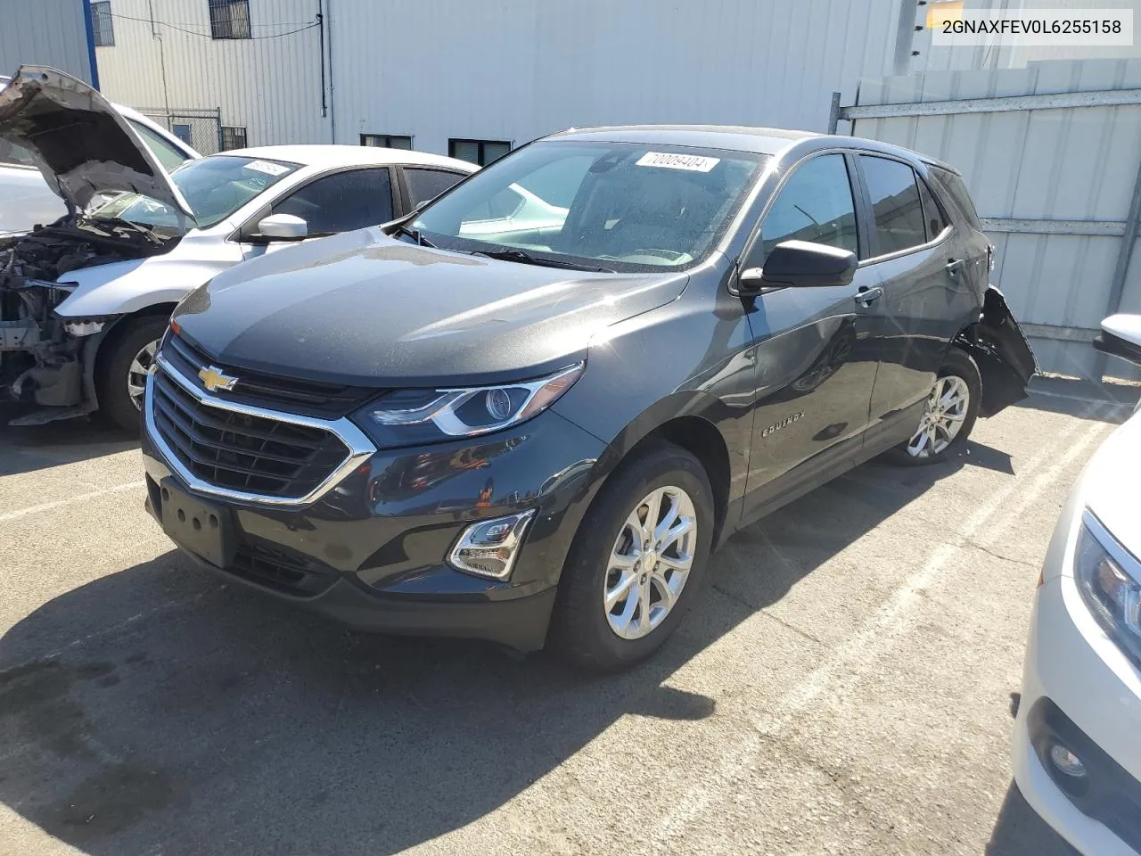 2020 Chevrolet Equinox VIN: 2GNAXFEV0L6255158 Lot: 70009404