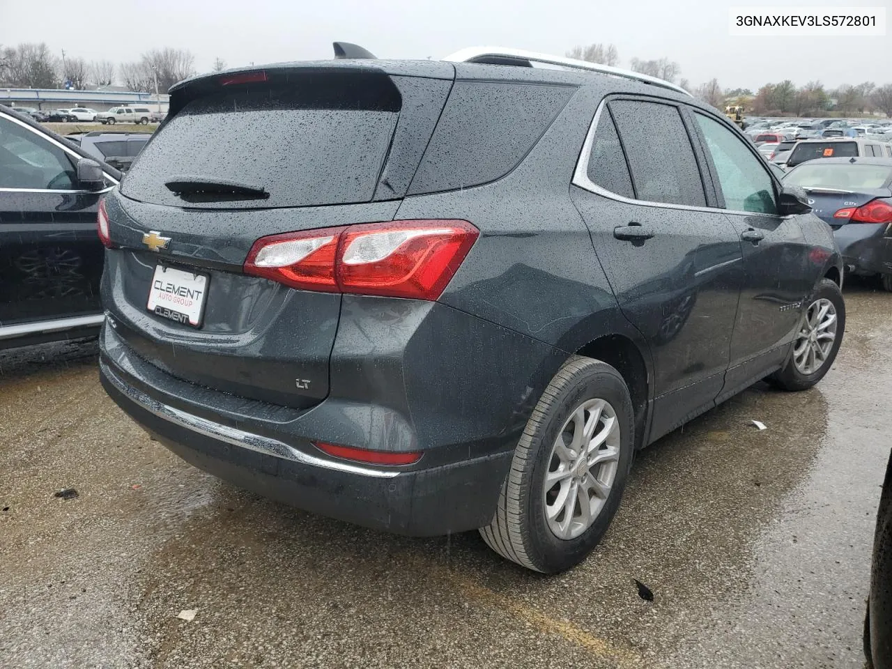 2020 Chevrolet Equinox Lt VIN: 3GNAXKEV3LS572801 Lot: 70022544