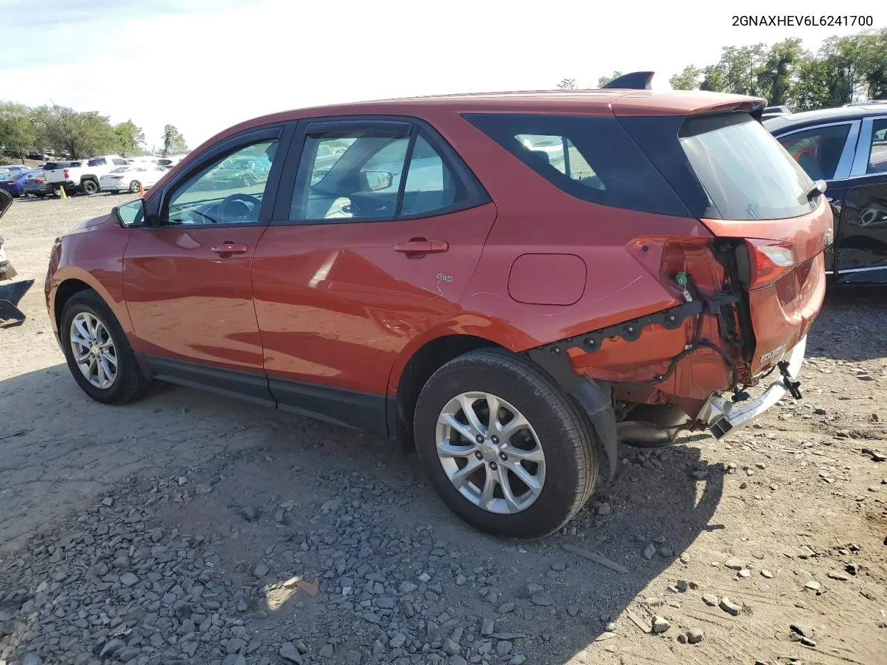 2020 Chevrolet Equinox Ls VIN: 2GNAXHEV6L6241700 Lot: 70046684