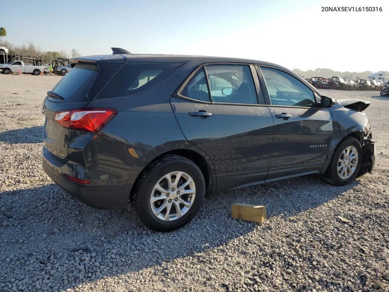 2020 Chevrolet Equinox VIN: 2GNAX5EV1L6150316 Lot: 70077104