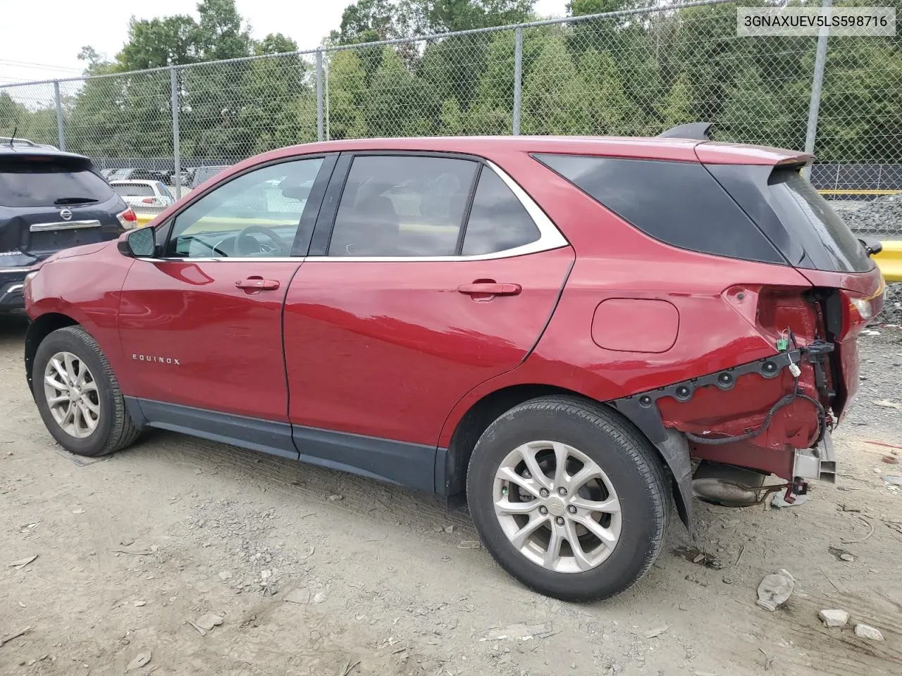 2020 Chevrolet Equinox Lt VIN: 3GNAXUEV5LS598716 Lot: 70206564