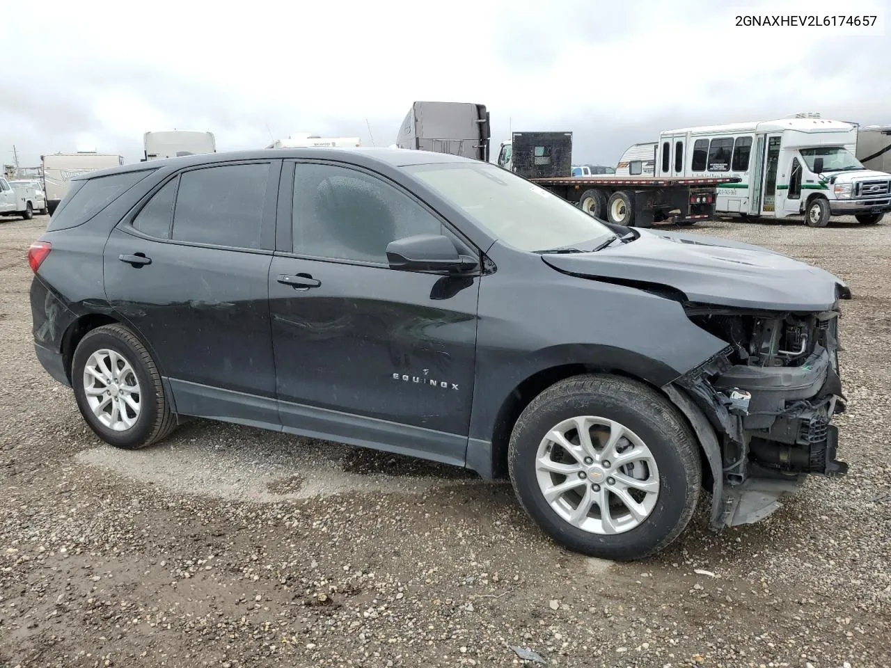 2020 Chevrolet Equinox Ls VIN: 2GNAXHEV2L6174657 Lot: 70242414