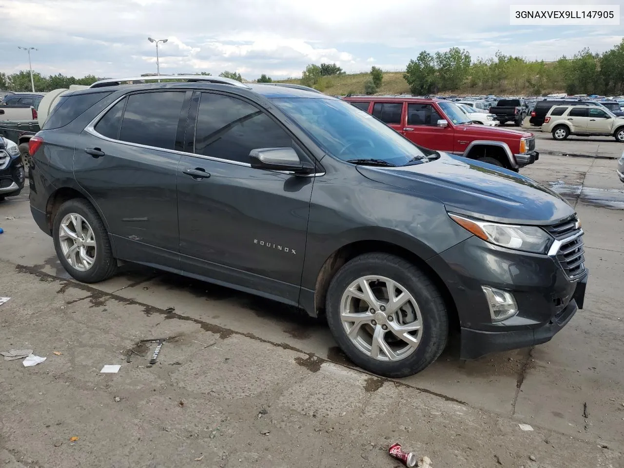 2020 Chevrolet Equinox Lt VIN: 3GNAXVEX9LL147905 Lot: 70281324