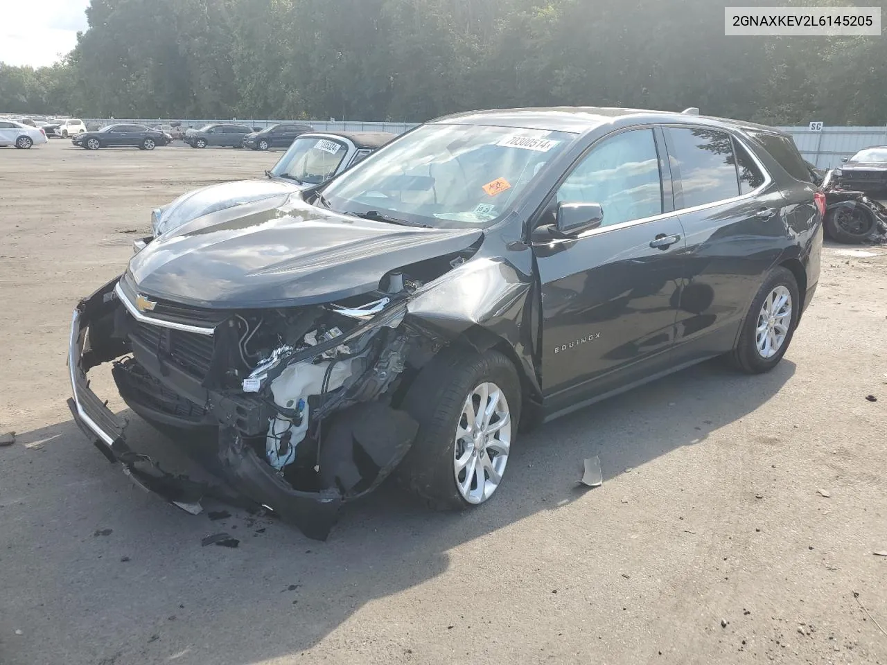 2020 Chevrolet Equinox Lt VIN: 2GNAXKEV2L6145205 Lot: 70300514