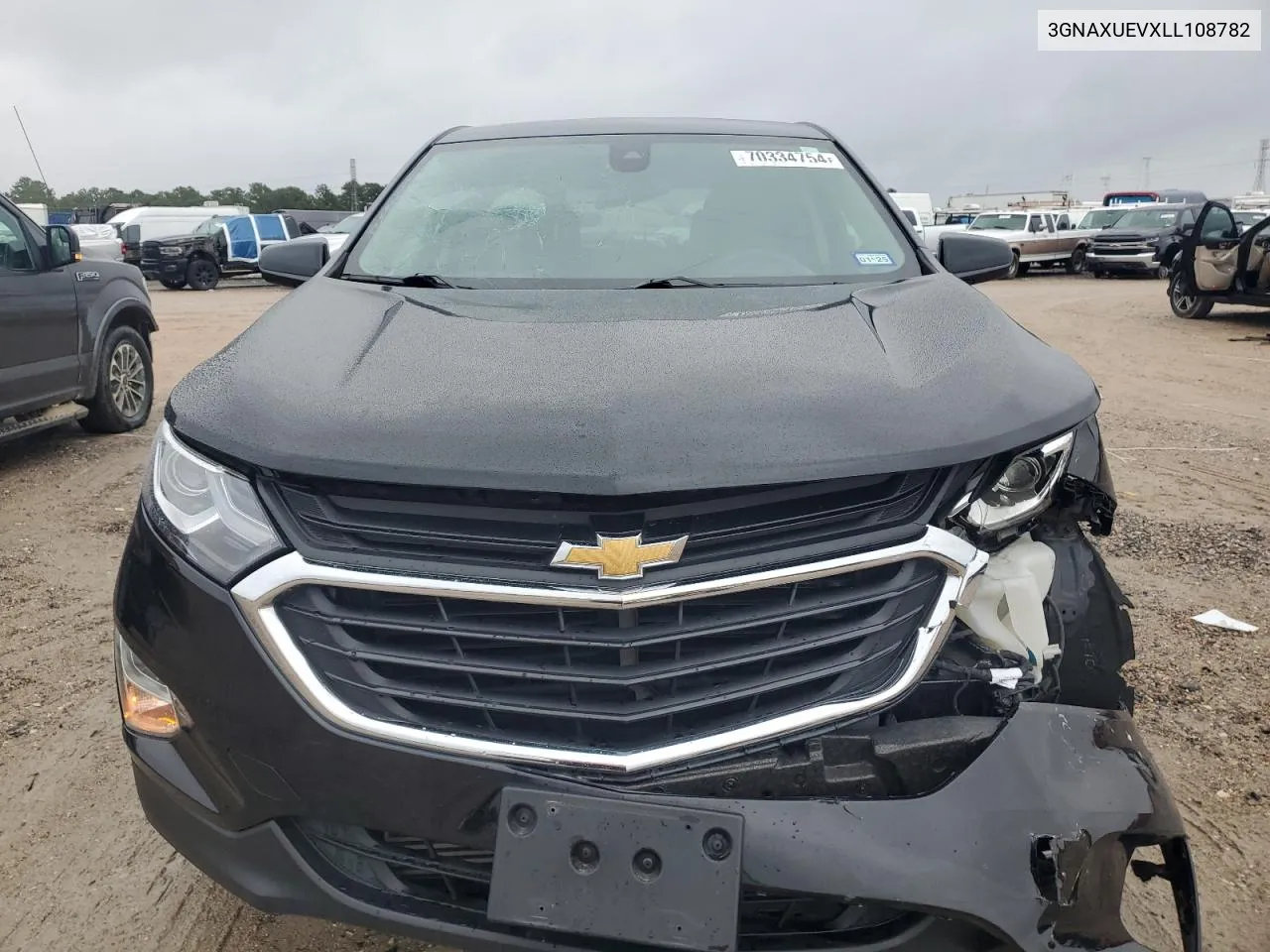 2020 Chevrolet Equinox Lt VIN: 3GNAXUEVXLL108782 Lot: 70334754