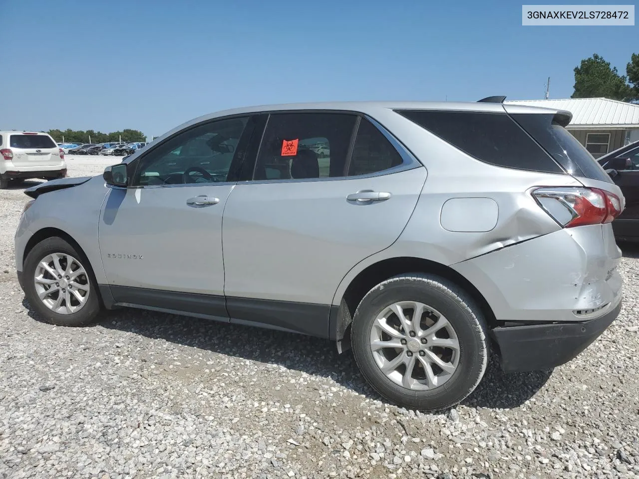 2020 Chevrolet Equinox Lt VIN: 3GNAXKEV2LS728472 Lot: 70396544