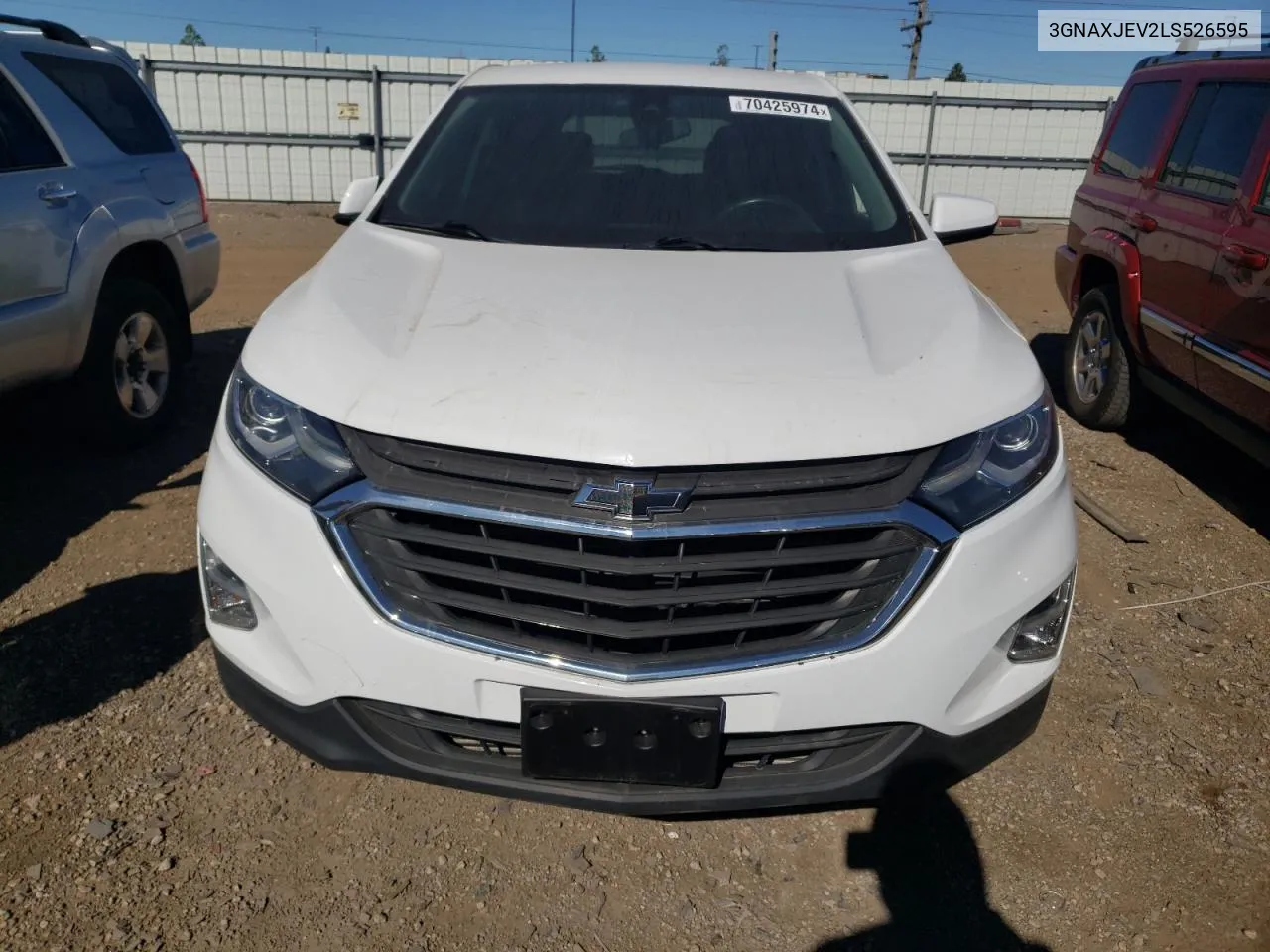 2020 Chevrolet Equinox Lt VIN: 3GNAXJEV2LS526595 Lot: 70425974