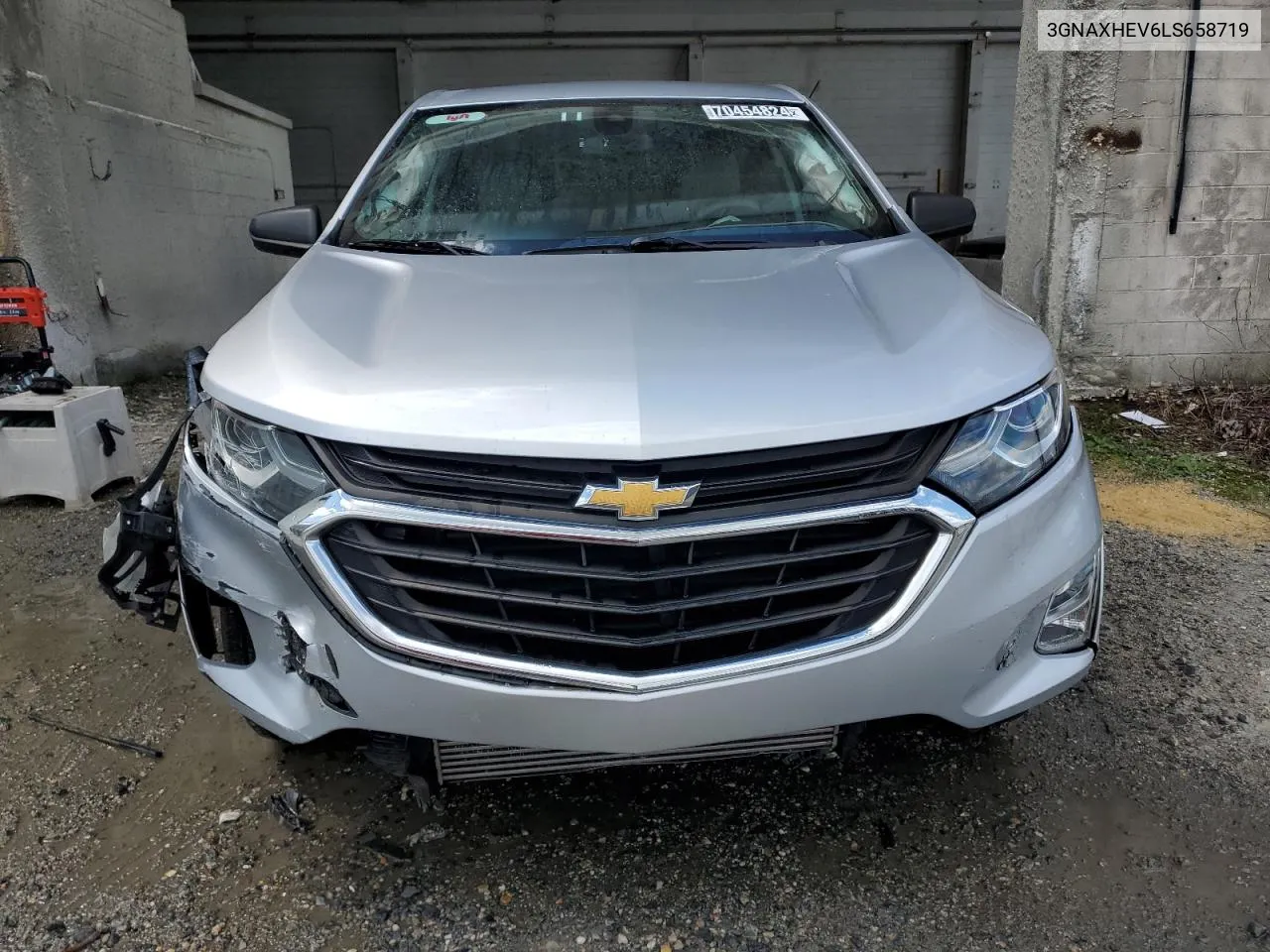 2020 Chevrolet Equinox Ls VIN: 3GNAXHEV6LS658719 Lot: 70454824