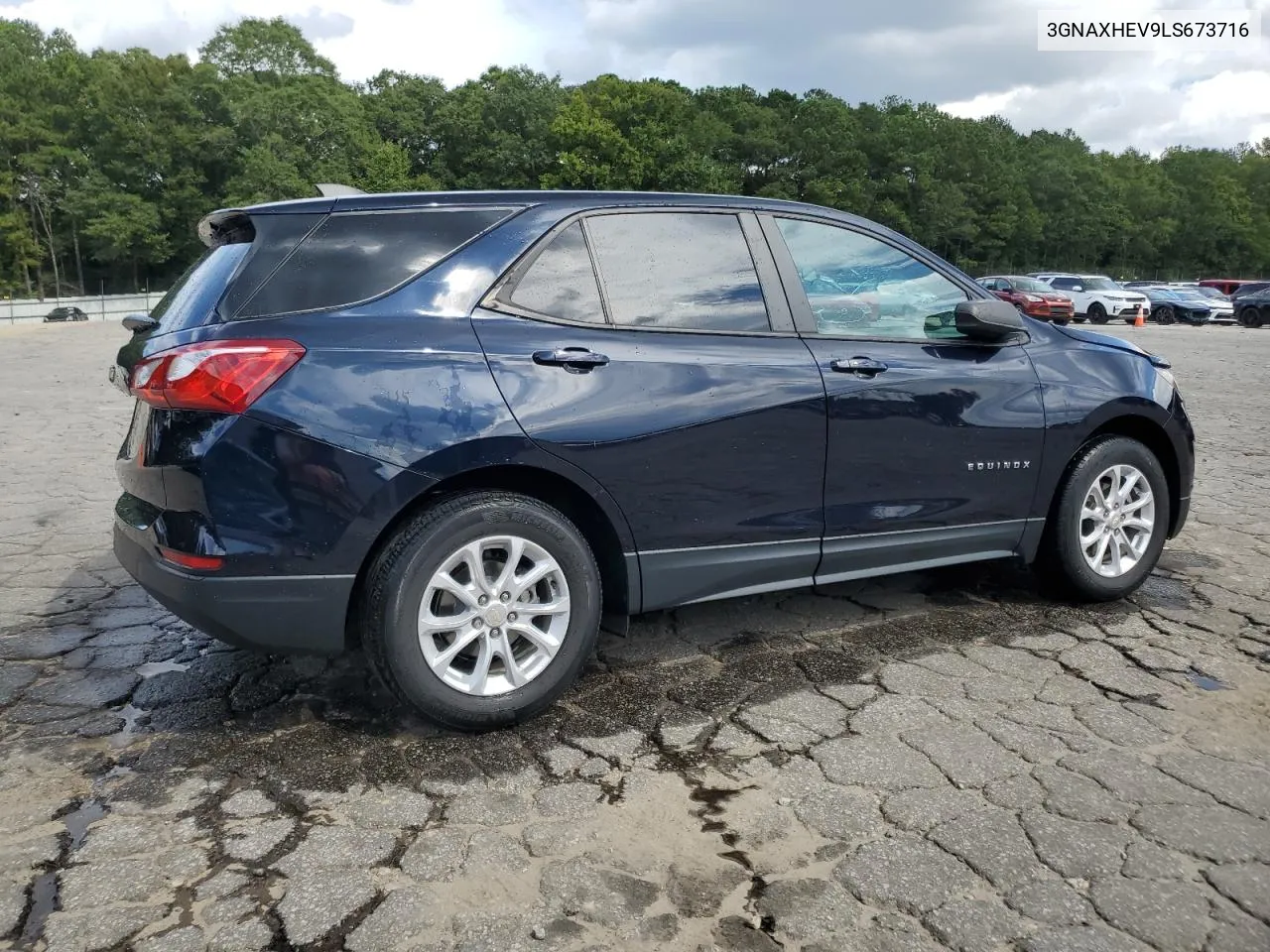 2020 Chevrolet Equinox Ls VIN: 3GNAXHEV9LS673716 Lot: 70454834