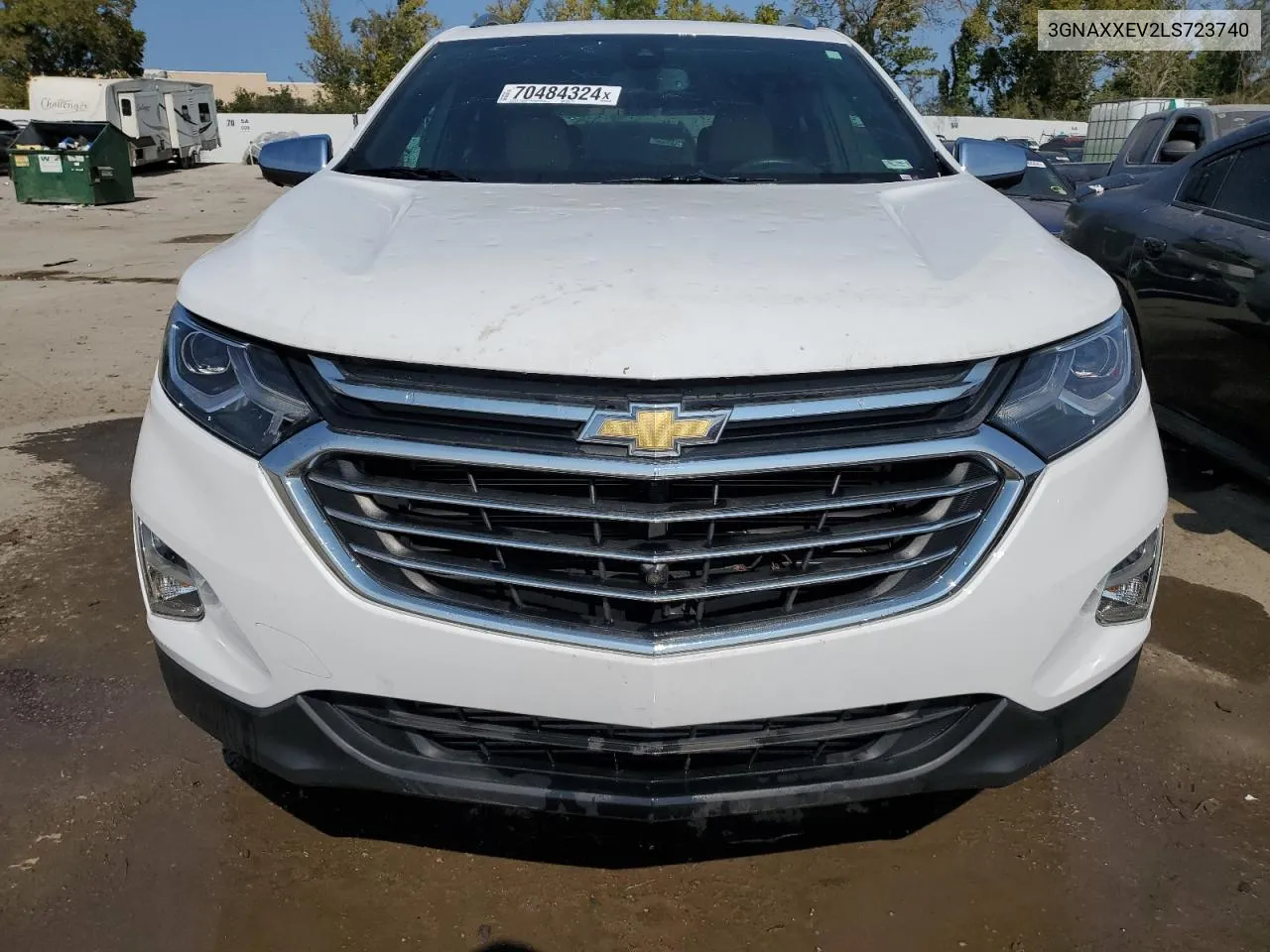 2020 Chevrolet Equinox Premier VIN: 3GNAXXEV2LS723740 Lot: 70484324