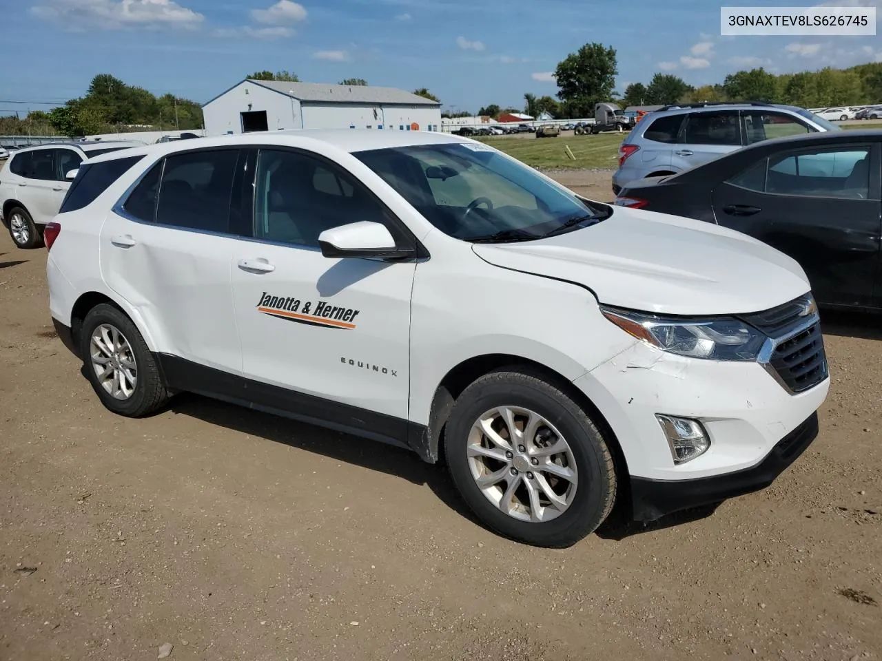 2020 Chevrolet Equinox Lt VIN: 3GNAXTEV8LS626745 Lot: 70488454