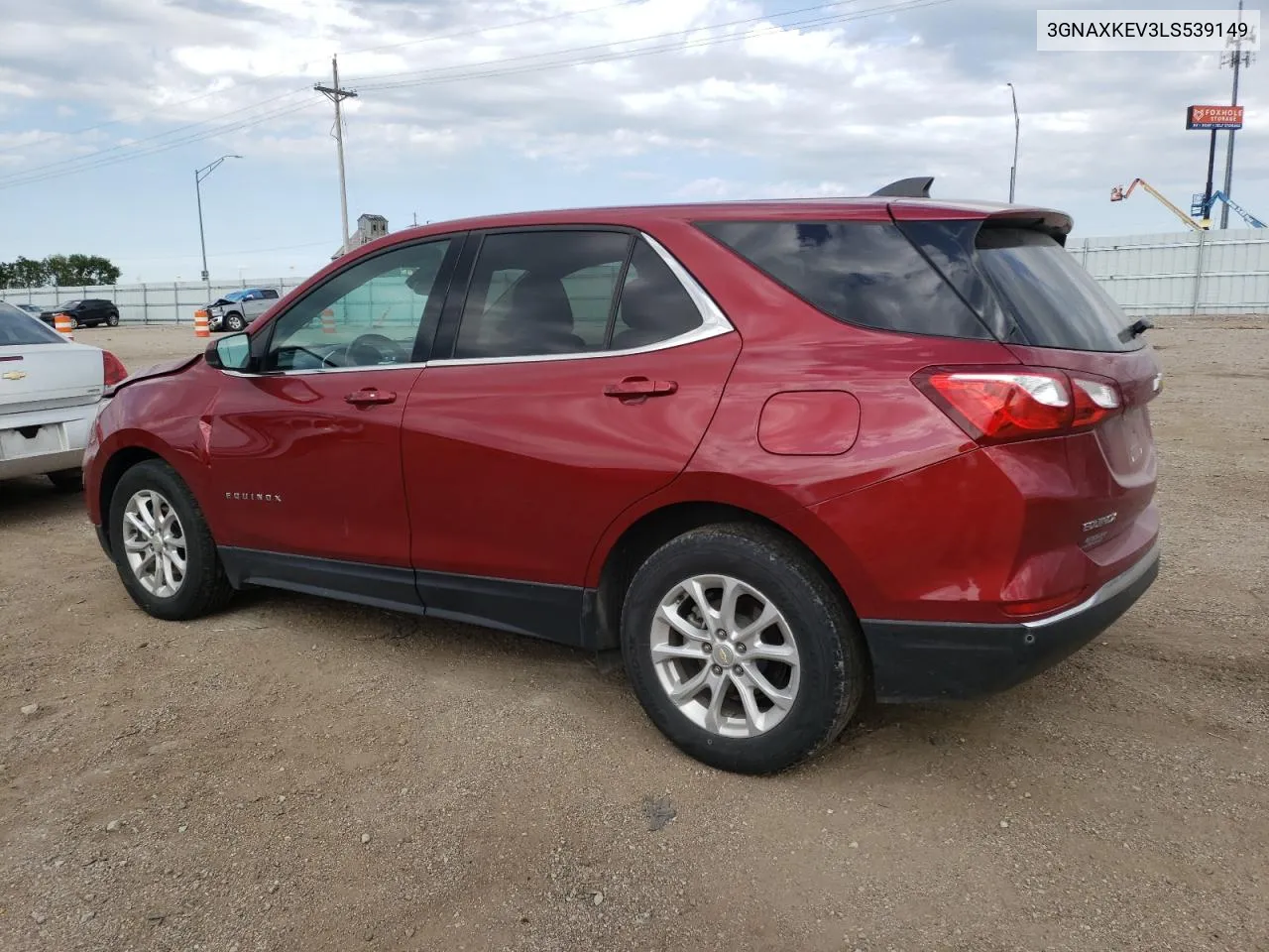 2020 Chevrolet Equinox Lt VIN: 3GNAXKEV3LS539149 Lot: 70519294