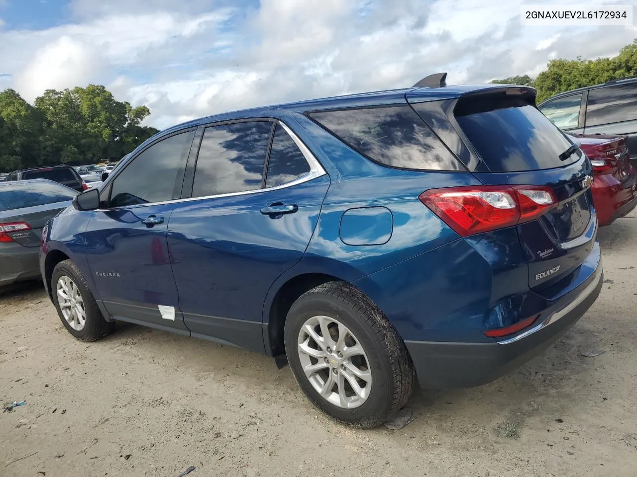 2020 Chevrolet Equinox Lt VIN: 2GNAXUEV2L6172934 Lot: 70661734