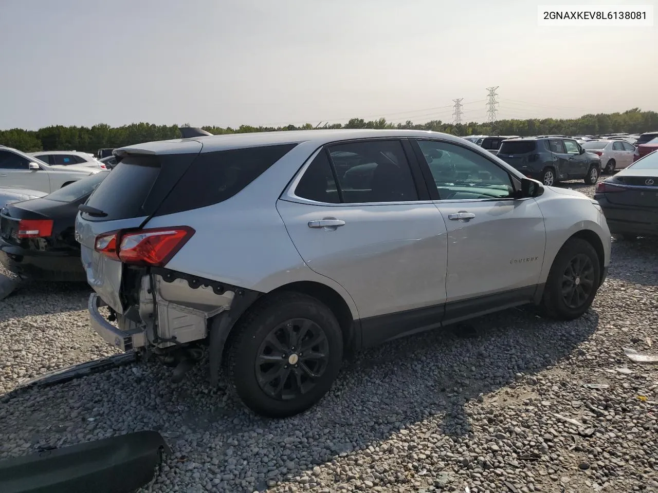 2020 Chevrolet Equinox Lt VIN: 2GNAXKEV8L6138081 Lot: 70668394