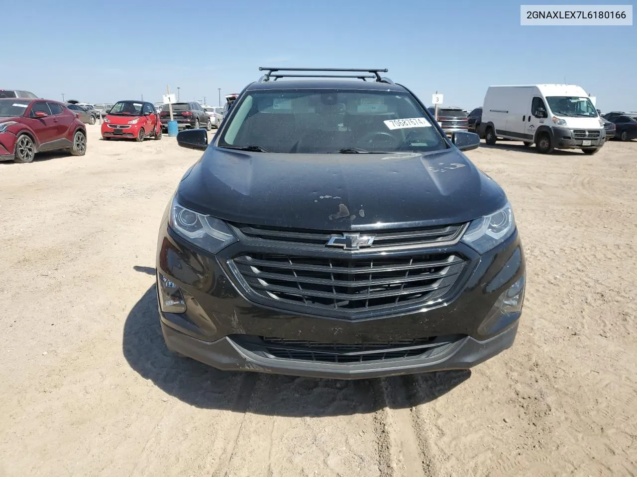 2020 Chevrolet Equinox Lt VIN: 2GNAXLEX7L6180166 Lot: 70687674