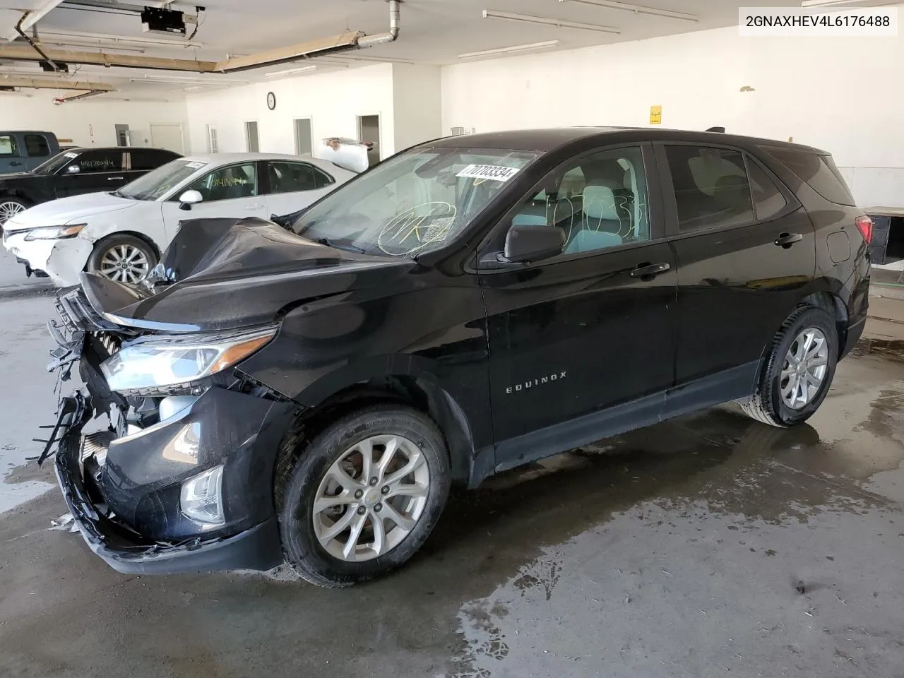 2020 Chevrolet Equinox Ls VIN: 2GNAXHEV4L6176488 Lot: 70703334