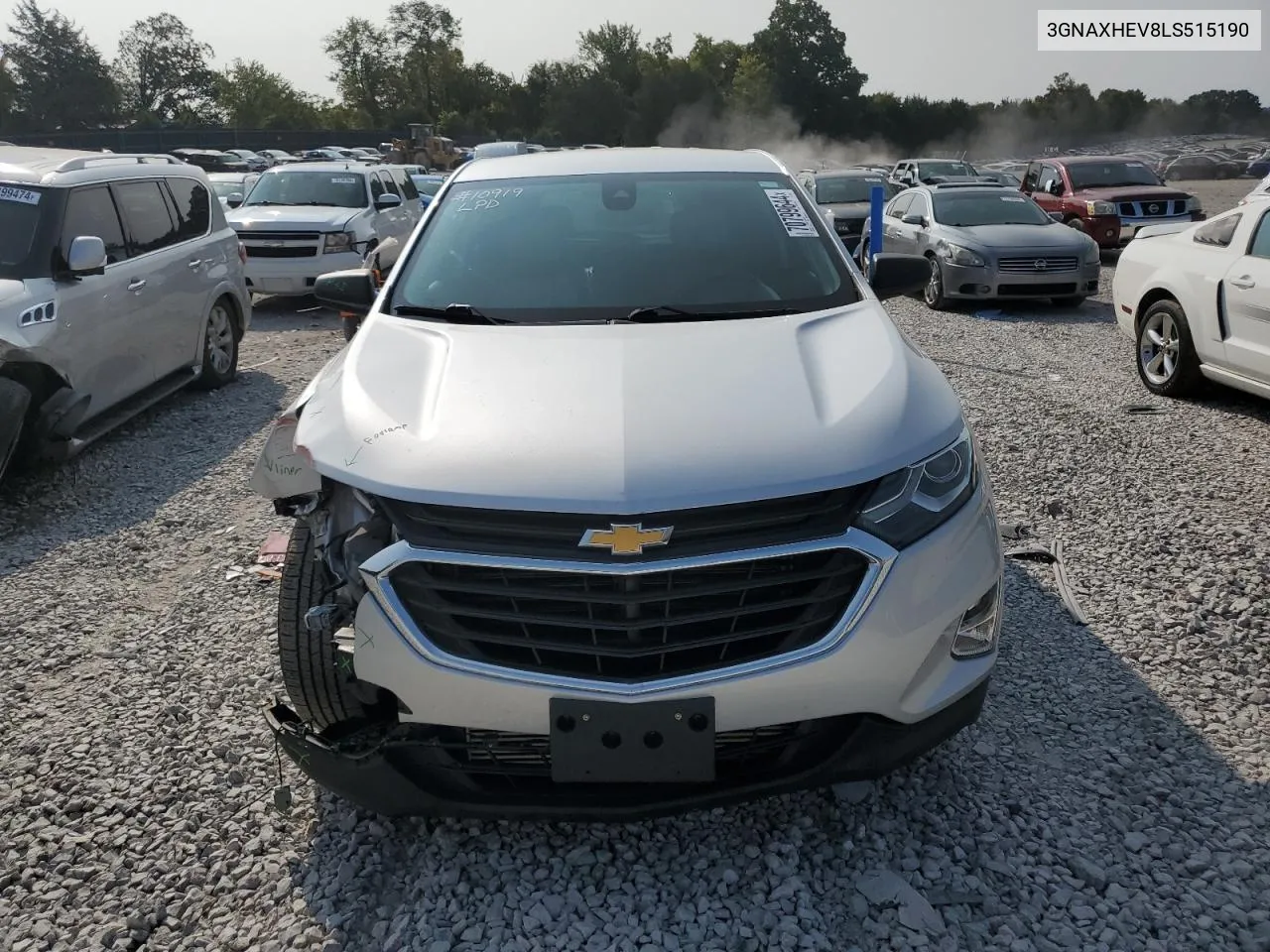 2020 Chevrolet Equinox Ls VIN: 3GNAXHEV8LS515190 Lot: 70799644