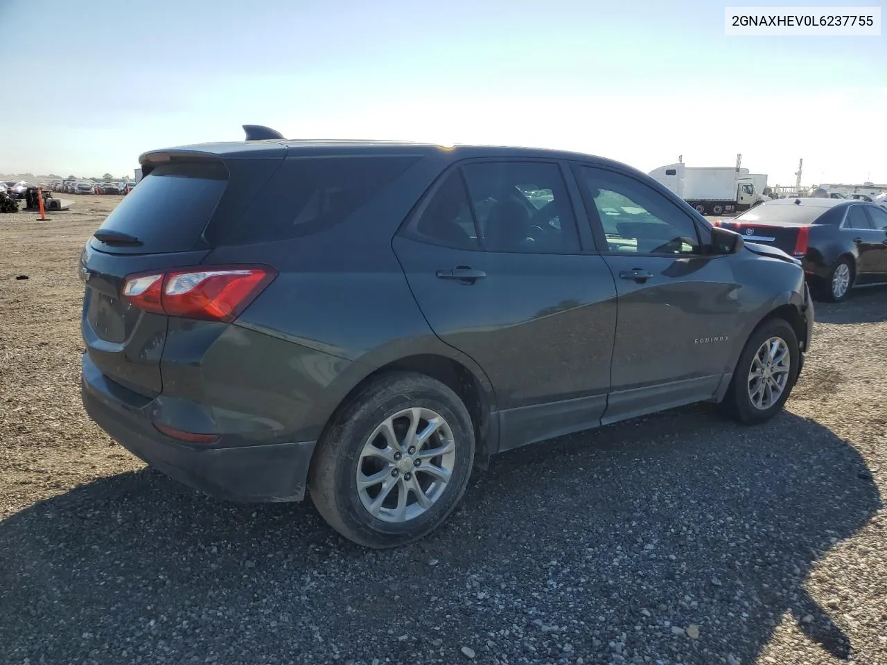 2020 Chevrolet Equinox Ls VIN: 2GNAXHEV0L6237755 Lot: 70829514