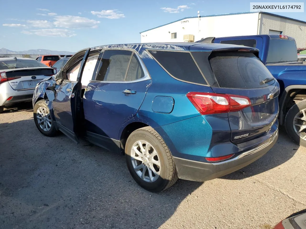 2020 Chevrolet Equinox Lt VIN: 2GNAXKEV1L6174792 Lot: 70884884