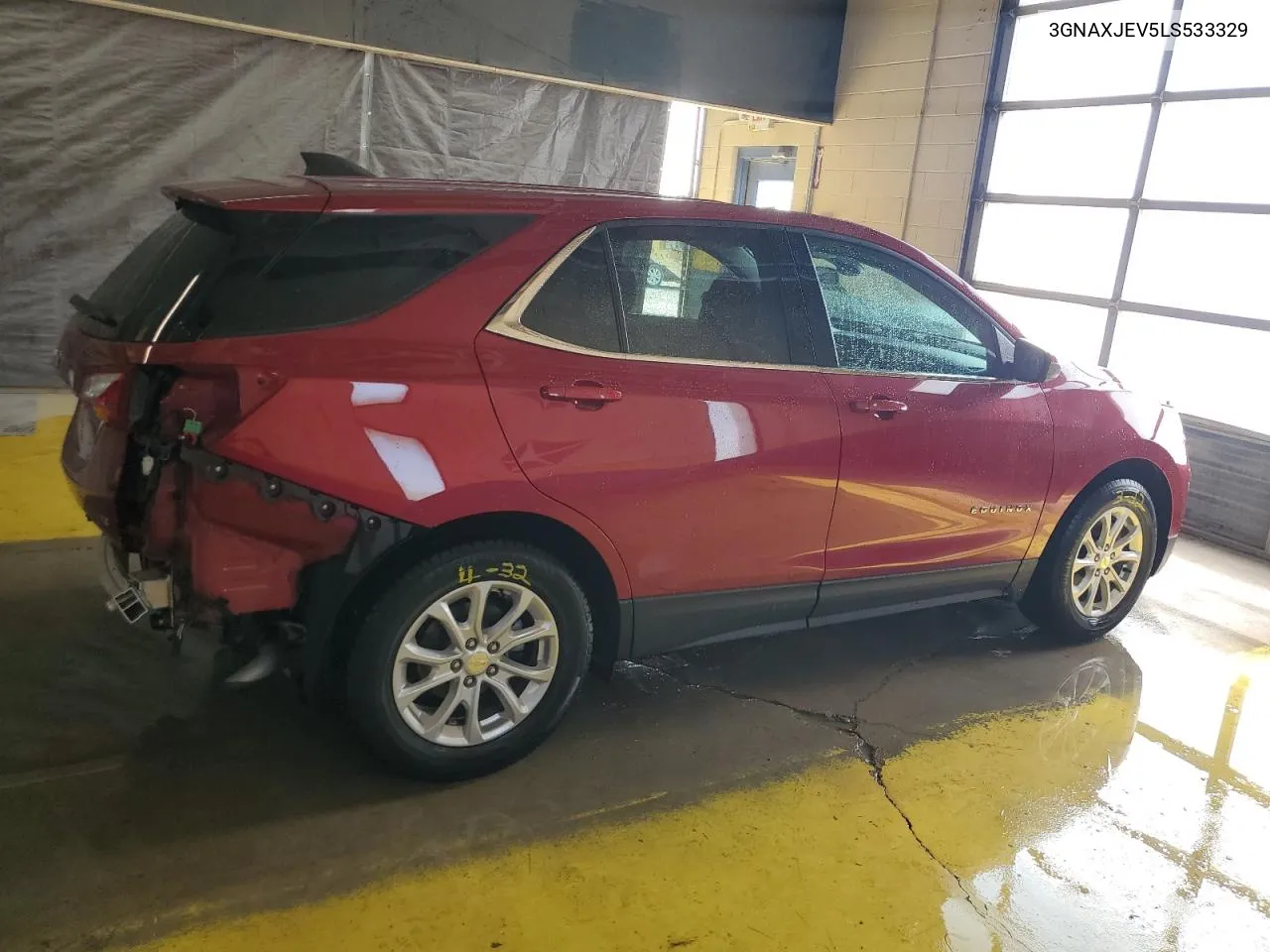 2020 Chevrolet Equinox Lt VIN: 3GNAXJEV5LS533329 Lot: 70889474