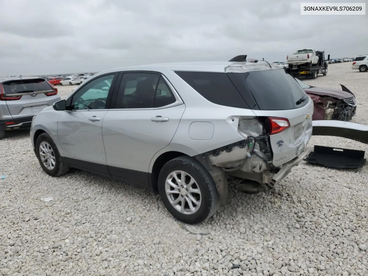 2020 Chevrolet Equinox Lt VIN: 3GNAXKEV9LS706209 Lot: 70891874