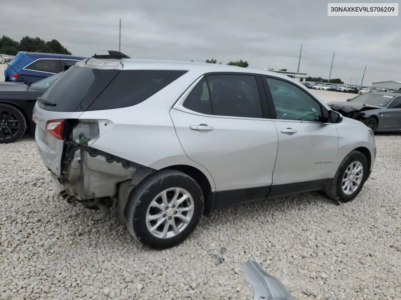 2020 Chevrolet Equinox Lt VIN: 3GNAXKEV9LS706209 Lot: 70891874