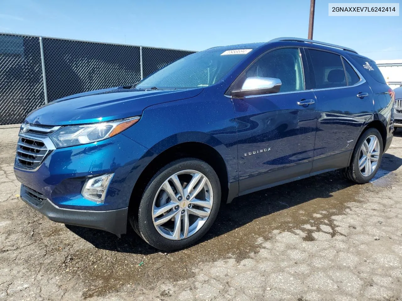 2020 Chevrolet Equinox Premier VIN: 2GNAXXEV7L6242414 Lot: 70958694