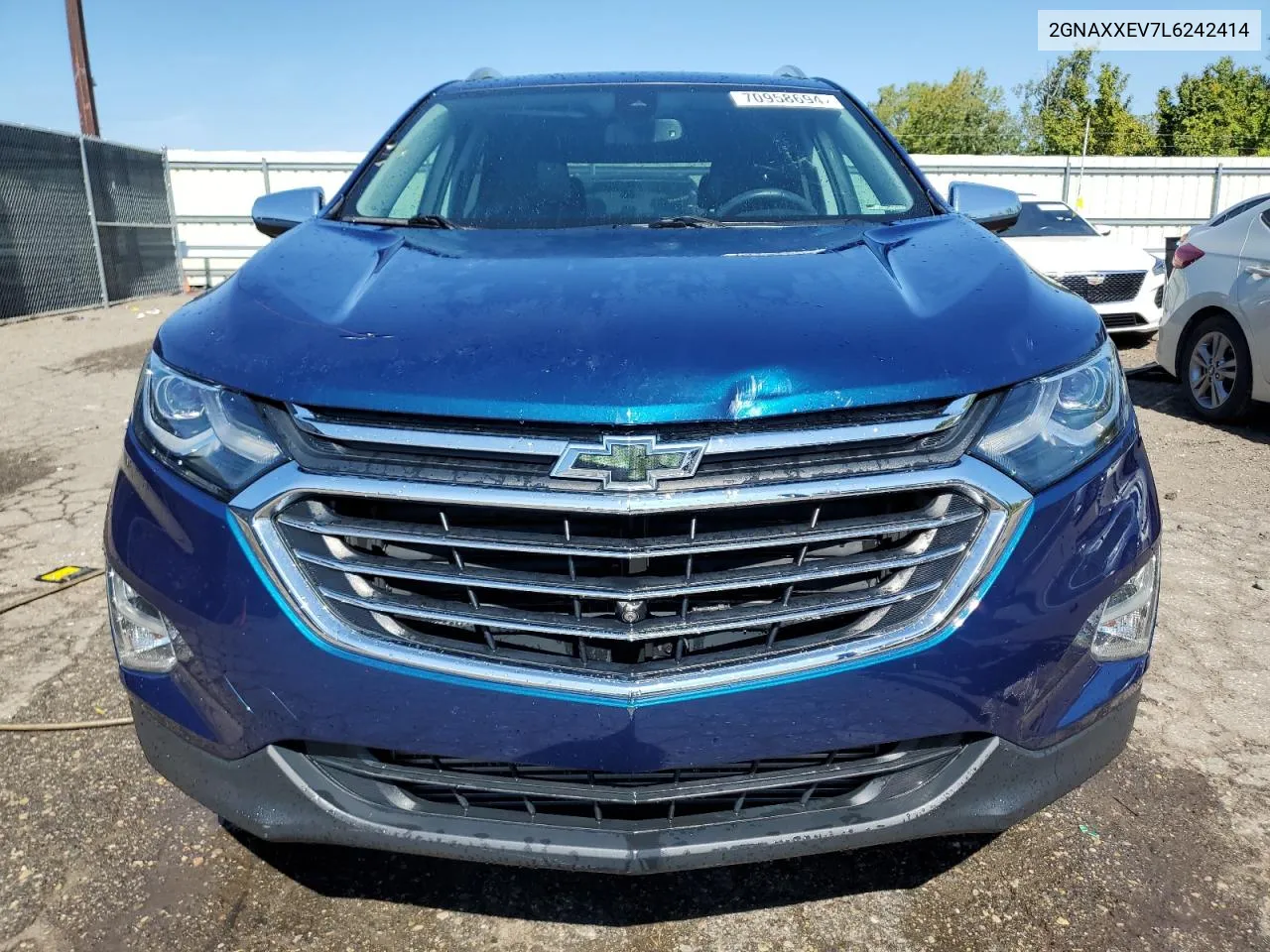 2020 Chevrolet Equinox Premier VIN: 2GNAXXEV7L6242414 Lot: 70958694