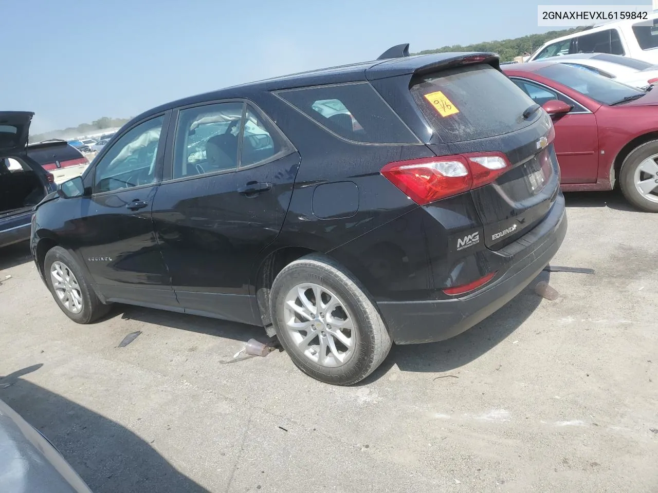 2020 Chevrolet Equinox Ls VIN: 2GNAXHEVXL6159842 Lot: 70980734