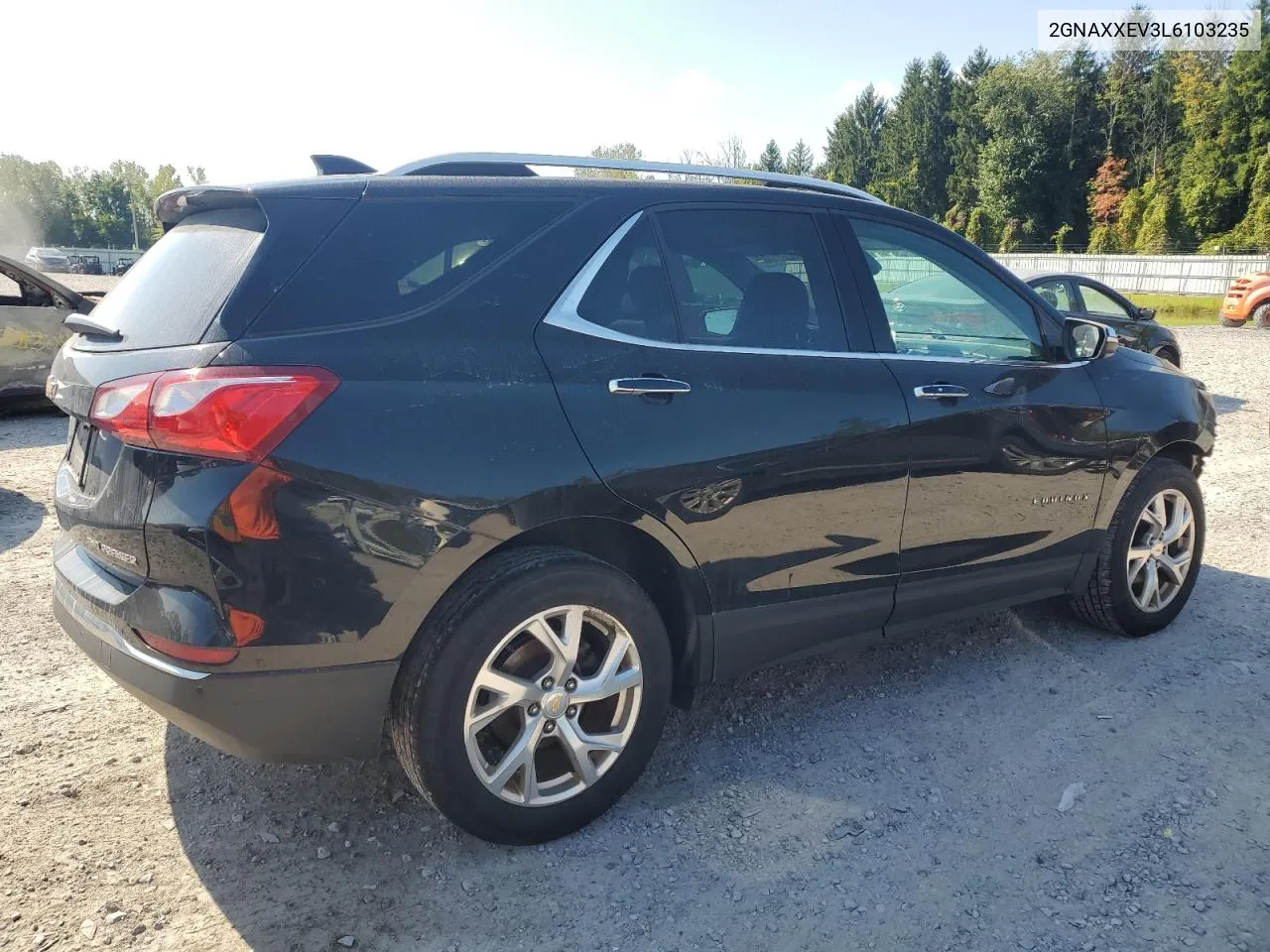 2020 Chevrolet Equinox Premier VIN: 2GNAXXEV3L6103235 Lot: 71020454