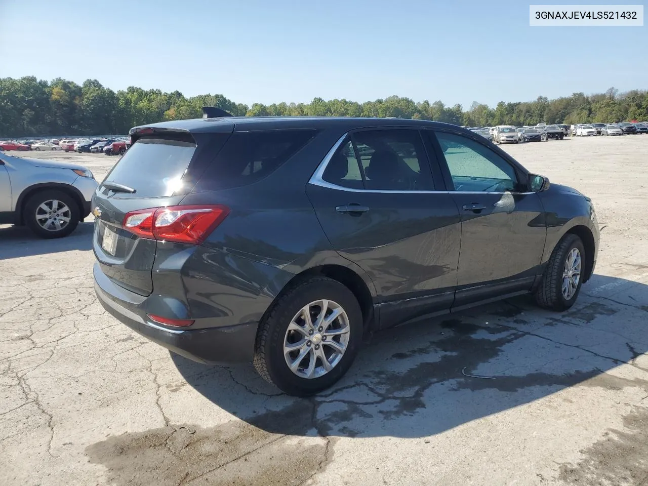 2020 Chevrolet Equinox Lt VIN: 3GNAXJEV4LS521432 Lot: 71021534