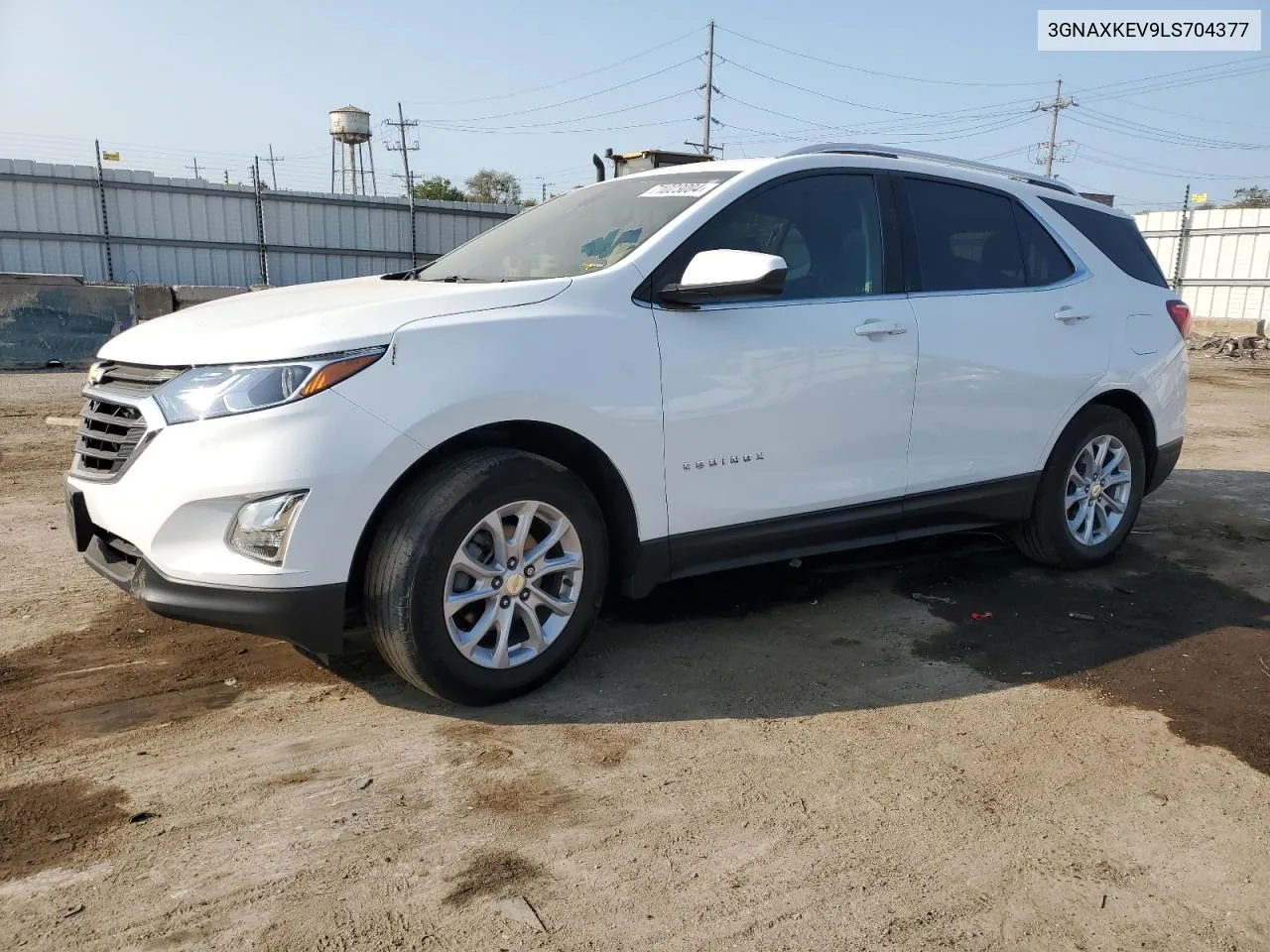 2020 Chevrolet Equinox Lt VIN: 3GNAXKEV9LS704377 Lot: 71023004