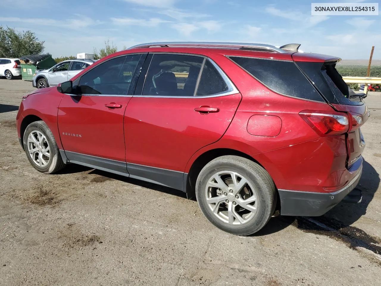 2020 Chevrolet Equinox Lt VIN: 3GNAXVEX8LL254315 Lot: 71023274