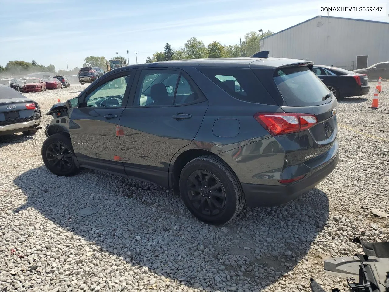 2020 Chevrolet Equinox Ls VIN: 3GNAXHEV8LS559447 Lot: 71089214