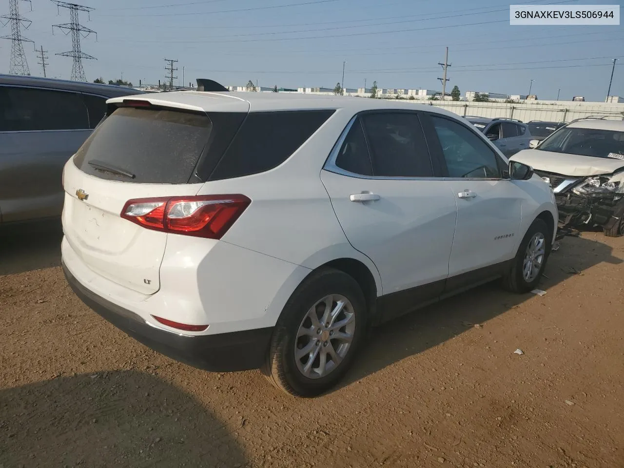 2020 Chevrolet Equinox Lt VIN: 3GNAXKEV3LS506944 Lot: 71090534