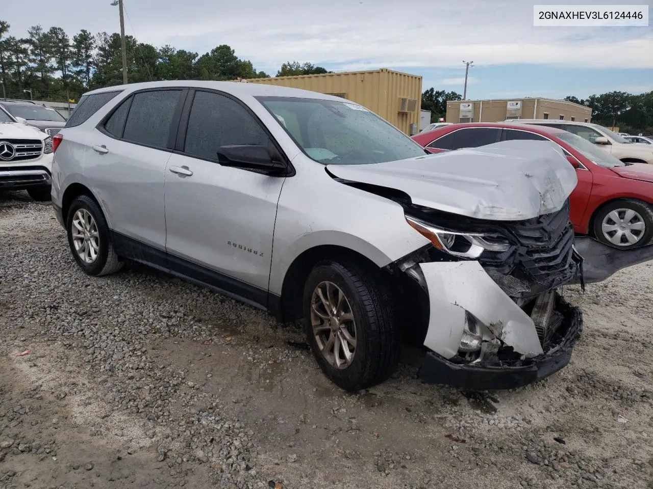 2020 Chevrolet Equinox Ls VIN: 2GNAXHEV3L6124446 Lot: 71103164