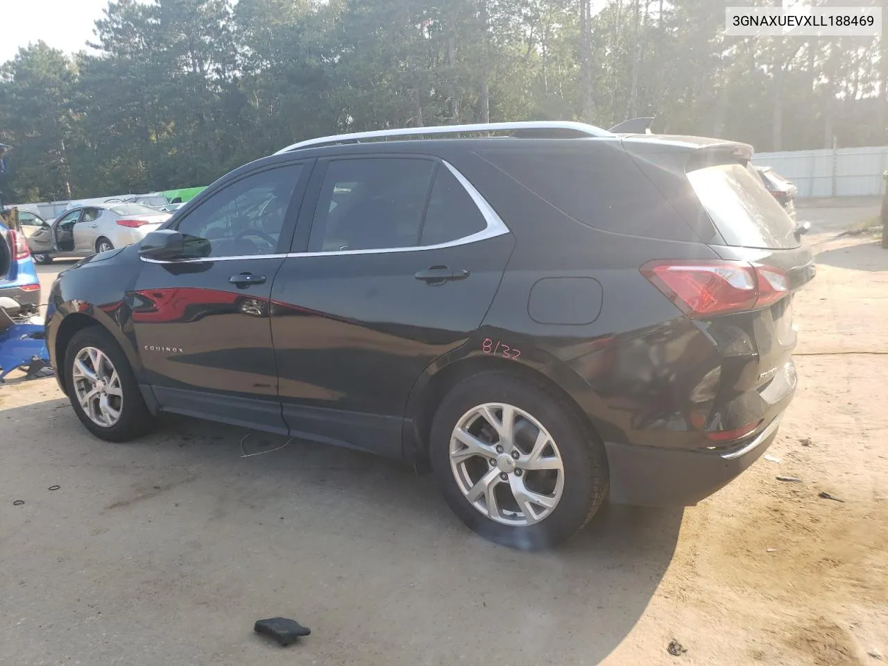 2020 Chevrolet Equinox Lt VIN: 3GNAXUEVXLL188469 Lot: 71172234