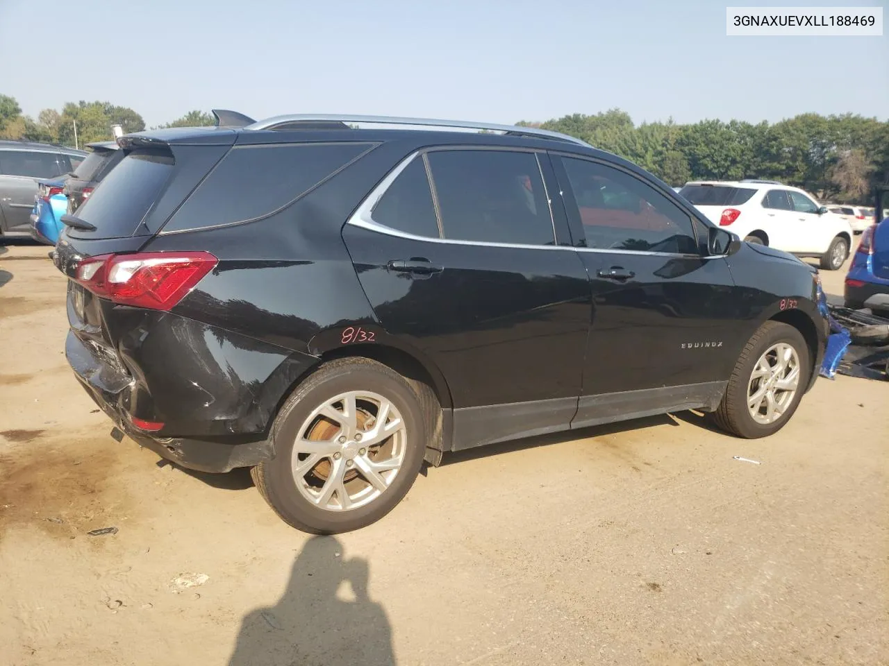 2020 Chevrolet Equinox Lt VIN: 3GNAXUEVXLL188469 Lot: 71172234