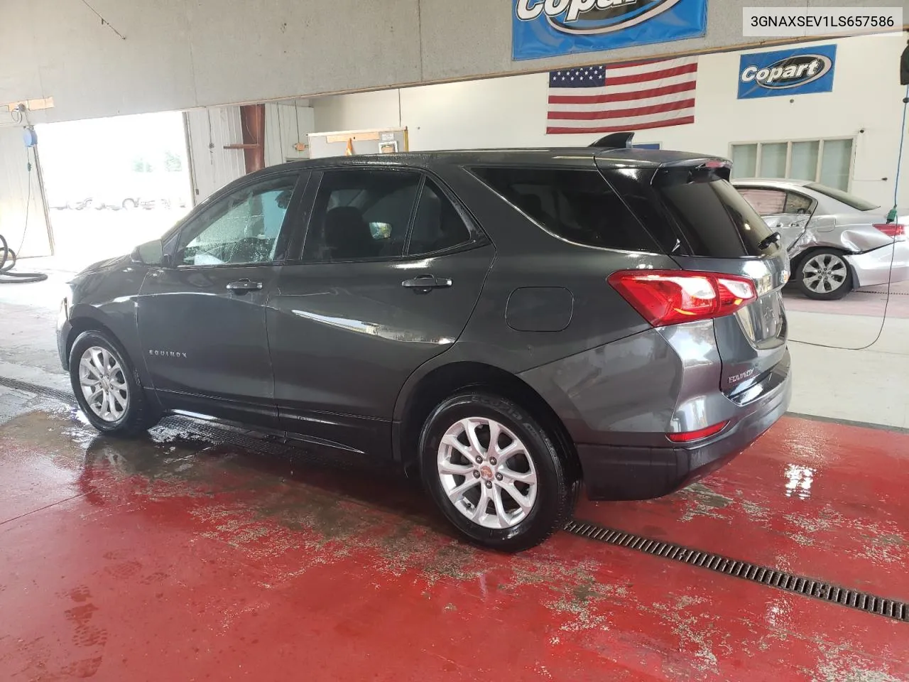 2020 Chevrolet Equinox Ls VIN: 3GNAXSEV1LS657586 Lot: 71177304