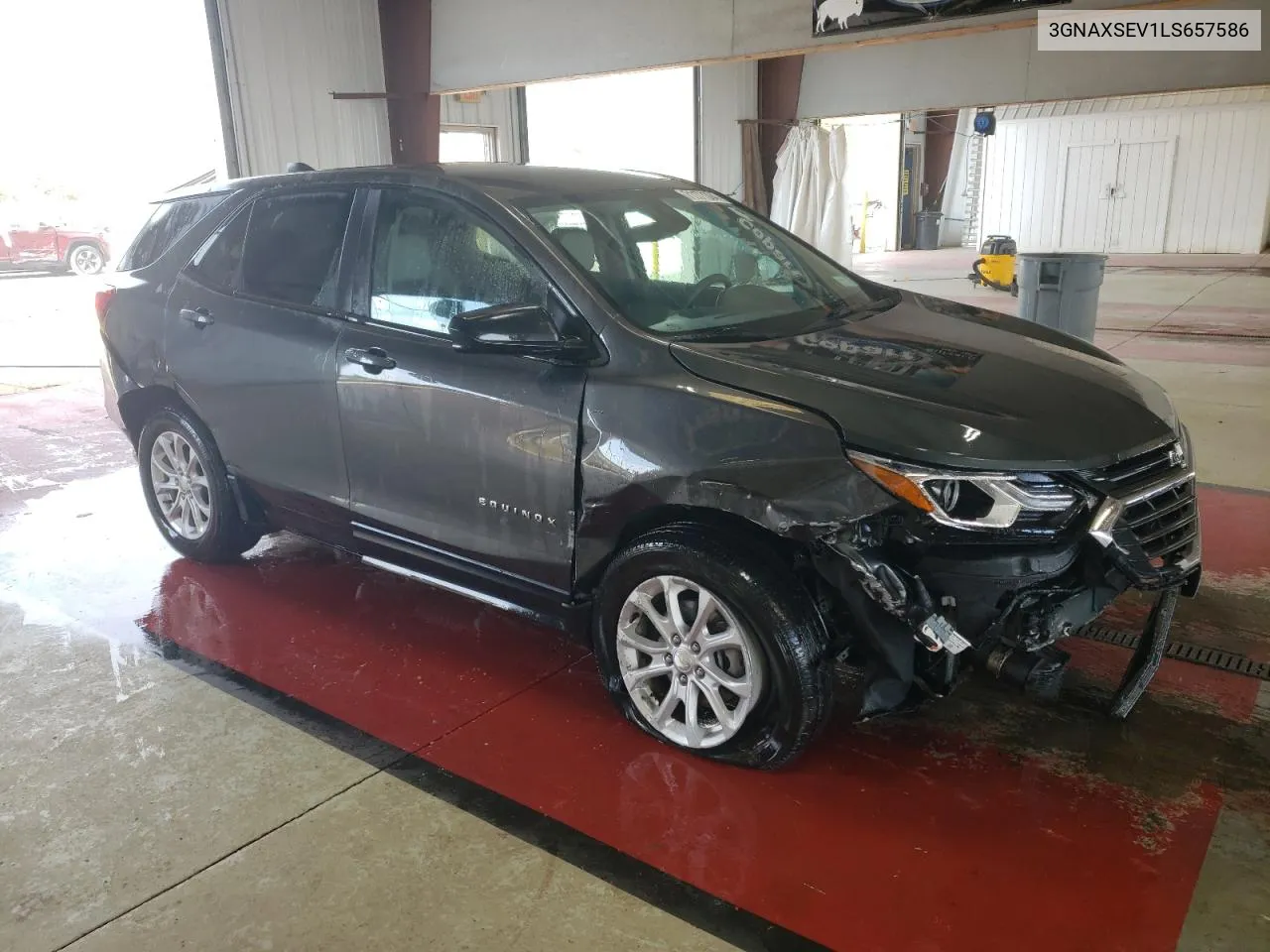 2020 Chevrolet Equinox Ls VIN: 3GNAXSEV1LS657586 Lot: 71177304