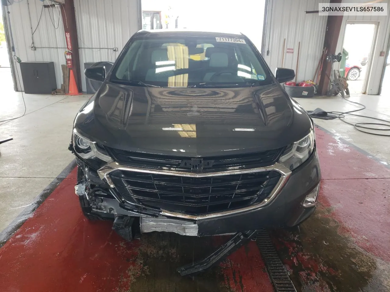 2020 Chevrolet Equinox Ls VIN: 3GNAXSEV1LS657586 Lot: 71177304