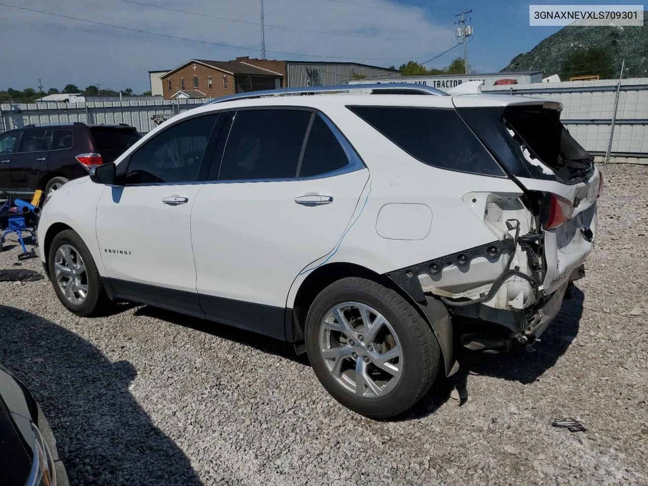 2020 Chevrolet Equinox Premier VIN: 3GNAXNEVXLS709301 Lot: 71179754