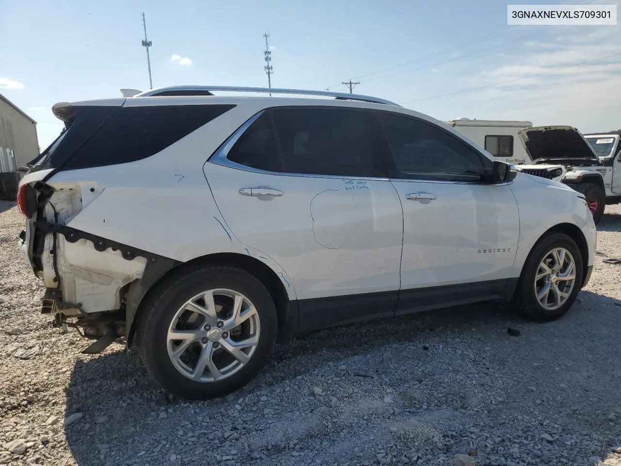 2020 Chevrolet Equinox Premier VIN: 3GNAXNEVXLS709301 Lot: 71179754