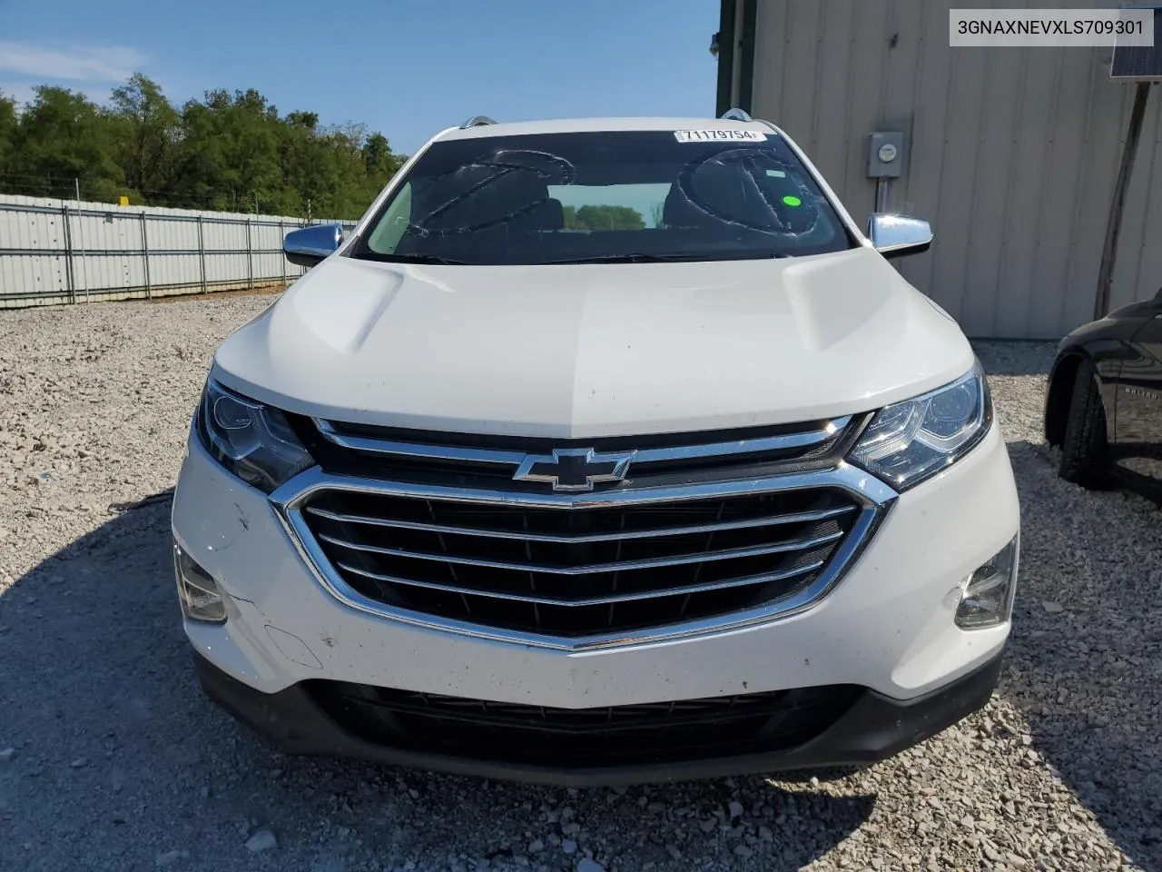 2020 Chevrolet Equinox Premier VIN: 3GNAXNEVXLS709301 Lot: 71179754