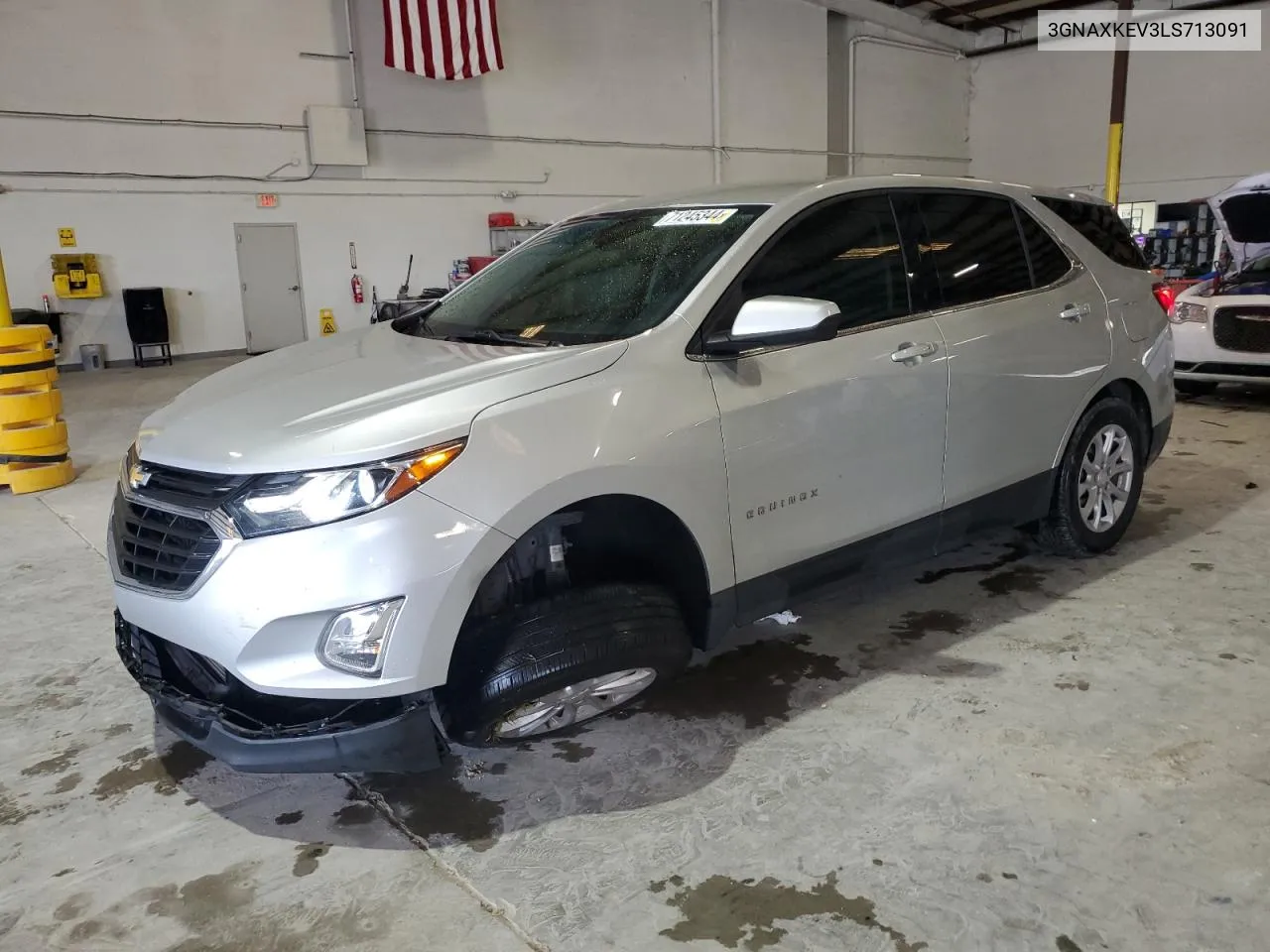 2020 Chevrolet Equinox Lt VIN: 3GNAXKEV3LS713091 Lot: 71245344