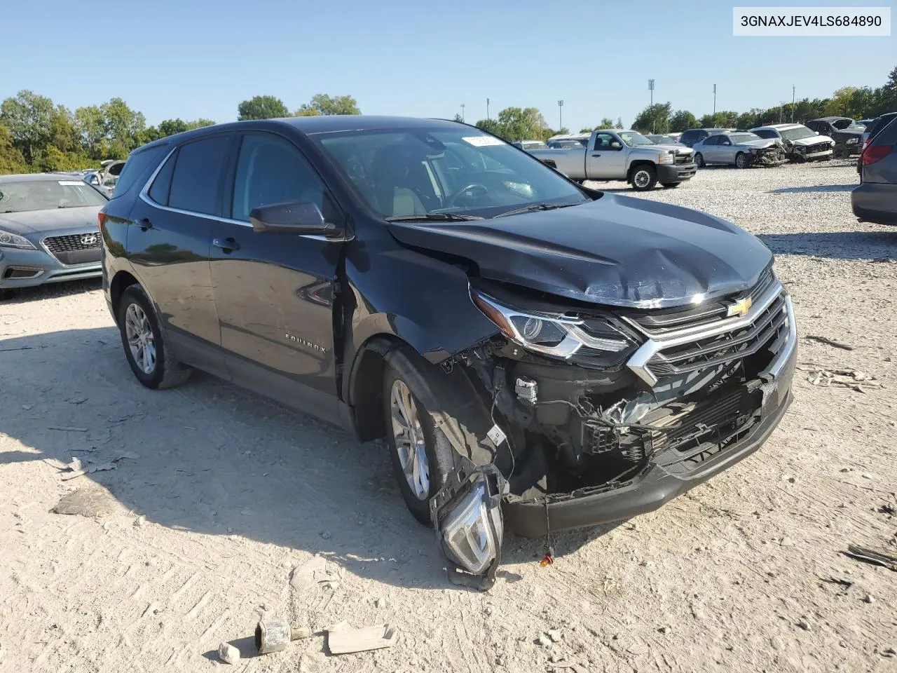 2020 Chevrolet Equinox Lt VIN: 3GNAXJEV4LS684890 Lot: 71259214