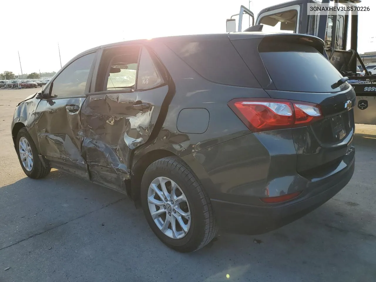 2020 Chevrolet Equinox Ls VIN: 3GNAXHEV3LS570226 Lot: 71311864