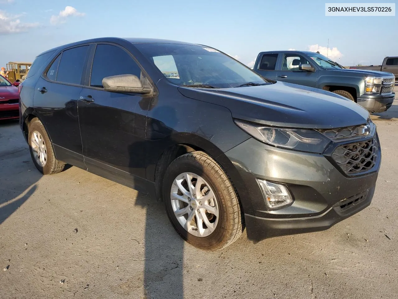 2020 Chevrolet Equinox Ls VIN: 3GNAXHEV3LS570226 Lot: 71311864